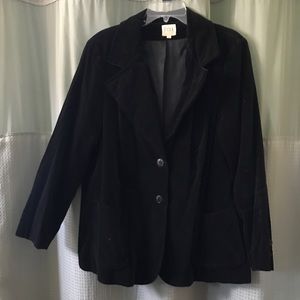 Vintage Black velvet woman’s Blazer/Jacket